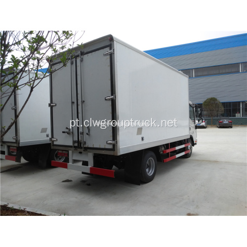 Dongfeng usado Caminhão congelador / refrigerador para venda